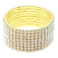 thumbnail image 1 of Rhinestone Stretch Bracelet / 8 Lines, 1 of 2