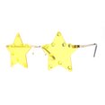 thumbnail image 1 of Rhinestone Studded Rimless Star Shape Hippie Color Sunglasses Gold - Yellow, 1 of 4