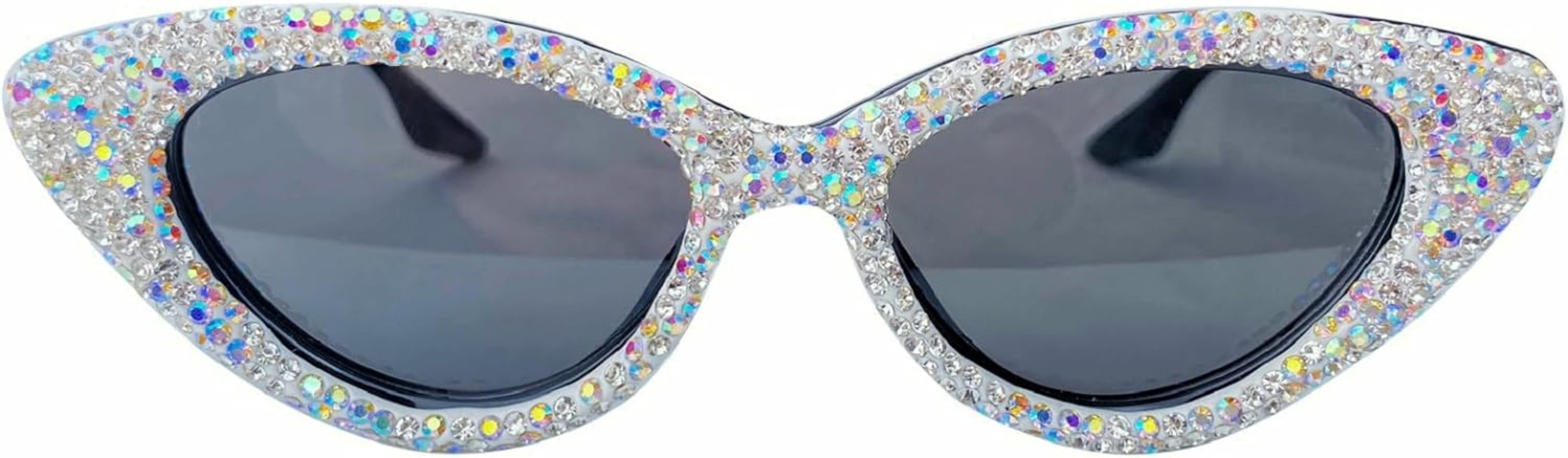 MultiColored Cat Eye Rhinestone Sun Glasses Shades Animal Bling Style CAT-EYE Rhinestone Sun Glasses|CAT-EYE Rhinestone Sun  main image 2
