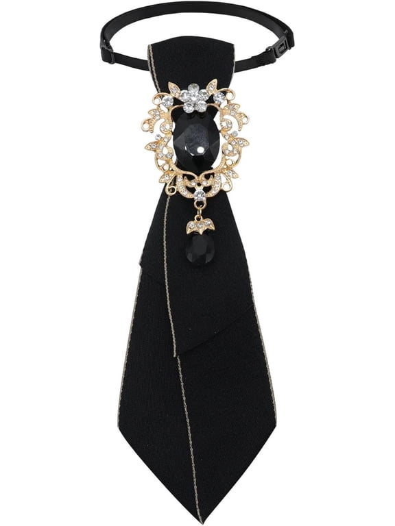 Rhinestone Ties for Women, Women Ties for Concert Prom Work