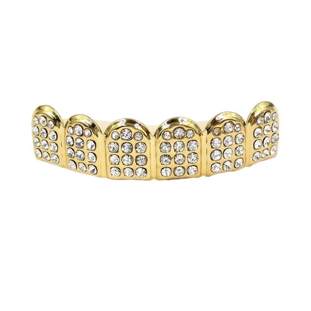 Rhinestone Tooth Socket Copper Teeth Brace Shiny Teeth Decoration Teeth