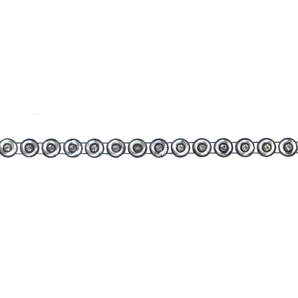 Rhinestone Trim - 3/8" Width (10 Yard Roll) - BR-421-02 Black