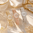thumbnail image 1 of Rhinestone Watch For Women Small Dial Quartz Bracelet Watch With Alloy Band And Rhinestone Accents For Dress Evening Jewelry, 1 of 3