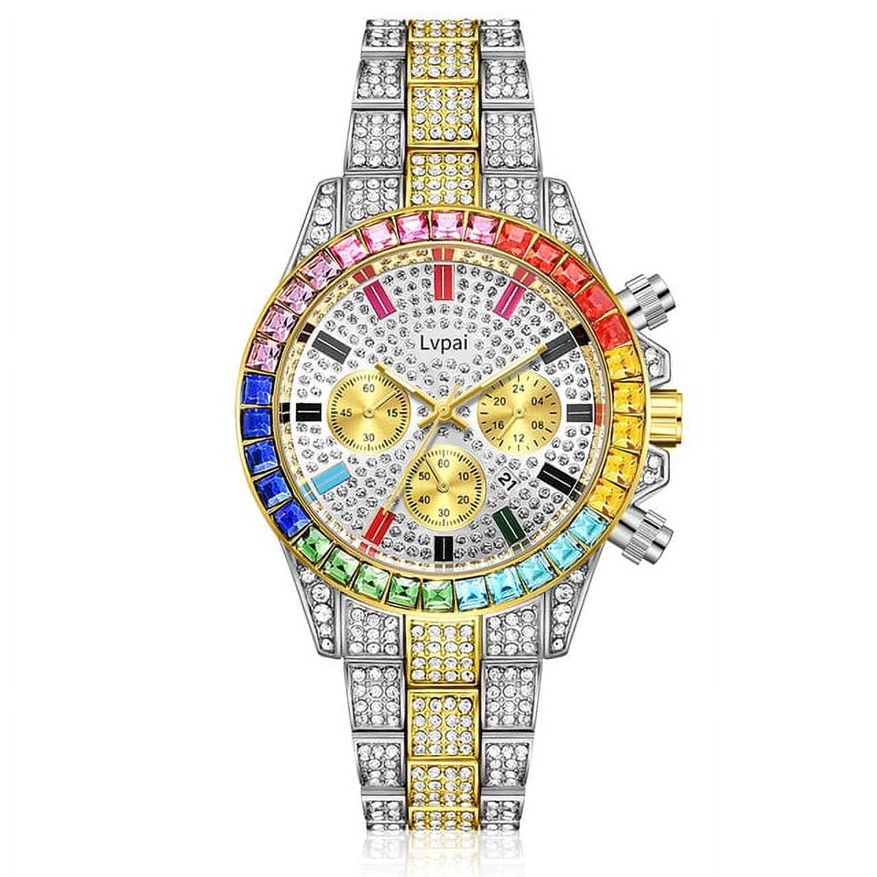 Iced out cubic zirconia watches outlet