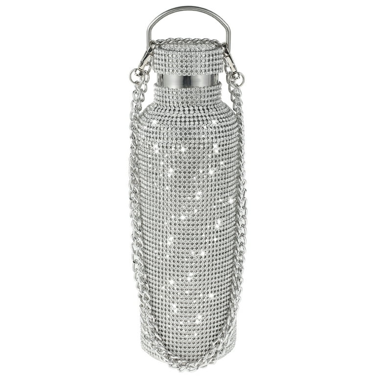 sparkling diamond thermos bottles portable stainless