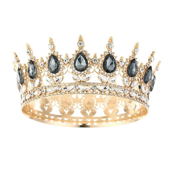 Rhinestone Wedding for Women - Bridal Headpiece, Princess Birthday Party Accessories, Prom with Sparkling Stones