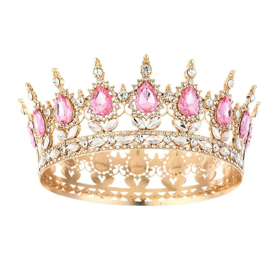 Rhinestone Wedding for Women - Bridal Headpiece, Princess Birthday Party Accessories, Prom with Sparkling Stones