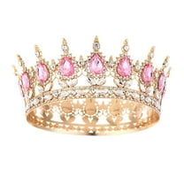 Rhinestone Wedding for Women - Bridal Headpiece, Princess Birthday Party Accessories, Prom with Sparkling Stones