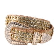 thumbnail image 1 of Rhinestone Women Belt Fashion Full Diamonds Versatile Waistband Clothing Accessories Luxury Senior Gothic Style Student bb Belt, 1 of 6