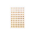 thumbnail image 1 of Rhinestone Yellow Multi Shape Gem Stick for Crafts Festivals Concert Party Decoration Diy Face Sticker for Teens and Craft Lovers, 1 of 4