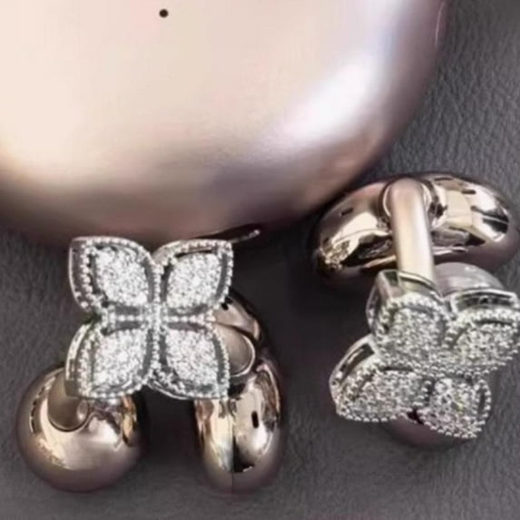 Rhinestone for Clip on Earbuds Open Ear, Earbuds Rhinestone Accessories, Elegant Decorative Earphone Accessories, Removable Exquisite DIY Decorations