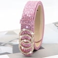thumbnail image 1 of Rhinestone simple Korean version of the new belt women's belt fashion casual jeans decorative versatile dress belt, 1 of 2