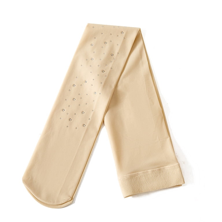 Rhinestoned Pantyhose for Girls Aged 3-15 Year Fashionable Footed ...