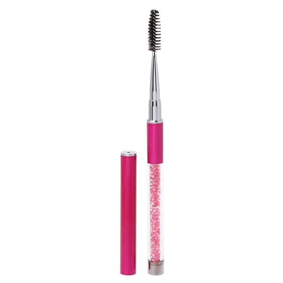 Rhinestones Acrylic Handle Makeup Eyelash Mascara Brush Spiral Wands Applicat