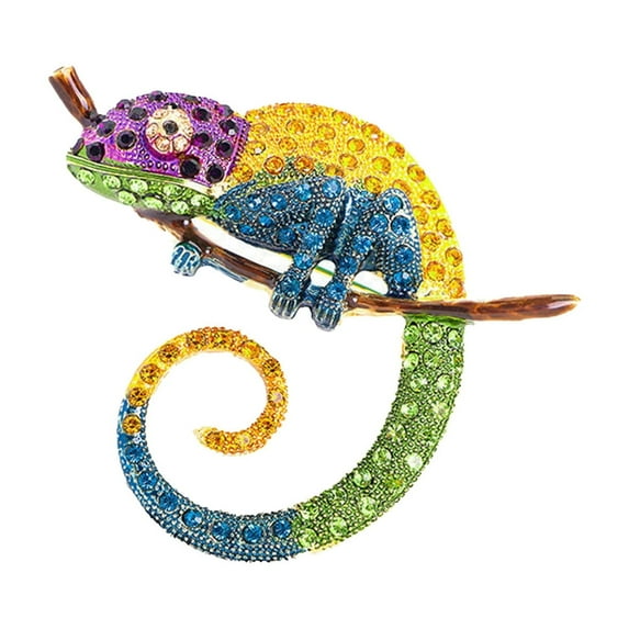 Fashion Rhinestones Brooch Pins for Men and Women Unique Animal Brooches Jewelry Accessories for Birthdays Valentine's Day and Christmas