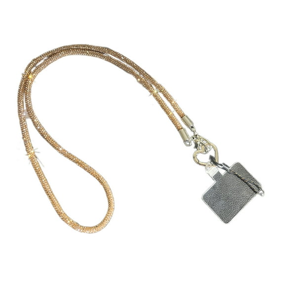 Rhinestones Crossbody Phone Lanyard Adjustable Length Cellphone Chain Colorful Crystal Keychain Accessory for Daily Use