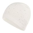 thumbnail image 1 of Rhinestones Hats for Men Women Cuffed Knit Winter Warm Casual Soft Stretchy Cap Fashion Dot Knitted Hat Outdoor, 1 of 6