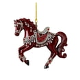thumbnail image 1 of Rhinestones Horse Ornament, Year Of The Horse Gifts, 2d Flat Horse Ornament, Acrylic Horse Ornament, Hanging Decoration, Tree Decor Ornament, Horse Gifts for Horse Lovers, 1 of 7