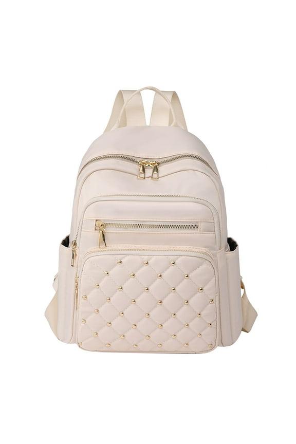 Rhinestones Mini Backpack for Women Leather Trendy Daypack Purse Shoulder Bag Small Casual Daily Backpack