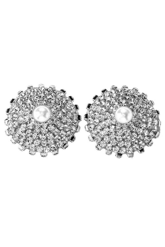 Rhinestones Nipple Cover Pasties Nightclub Chest Sticker Bras for Womens