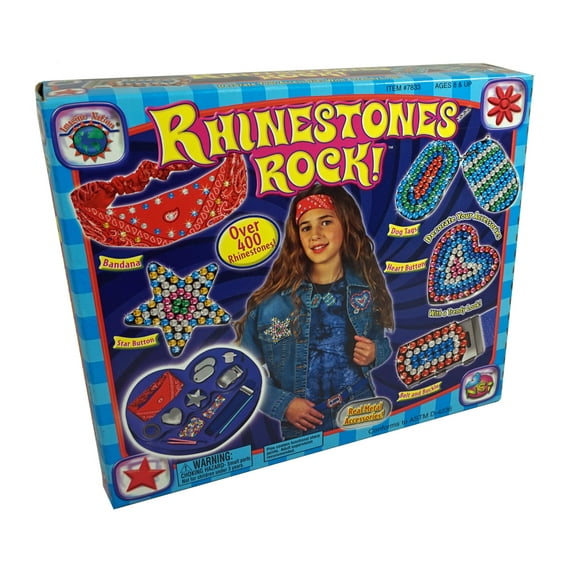 Rhinestones Rock Craft Kit - Includes over 400 Rhinestones