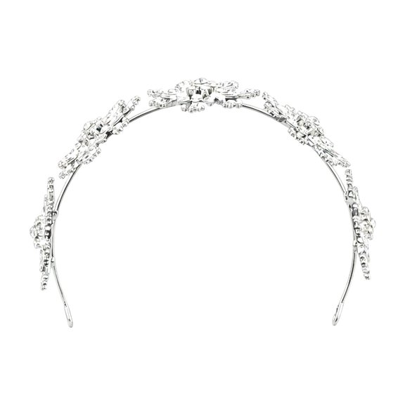 Rhinestones Snowflake Wedding Bride Hairband Garland Headwear Styling Accessory