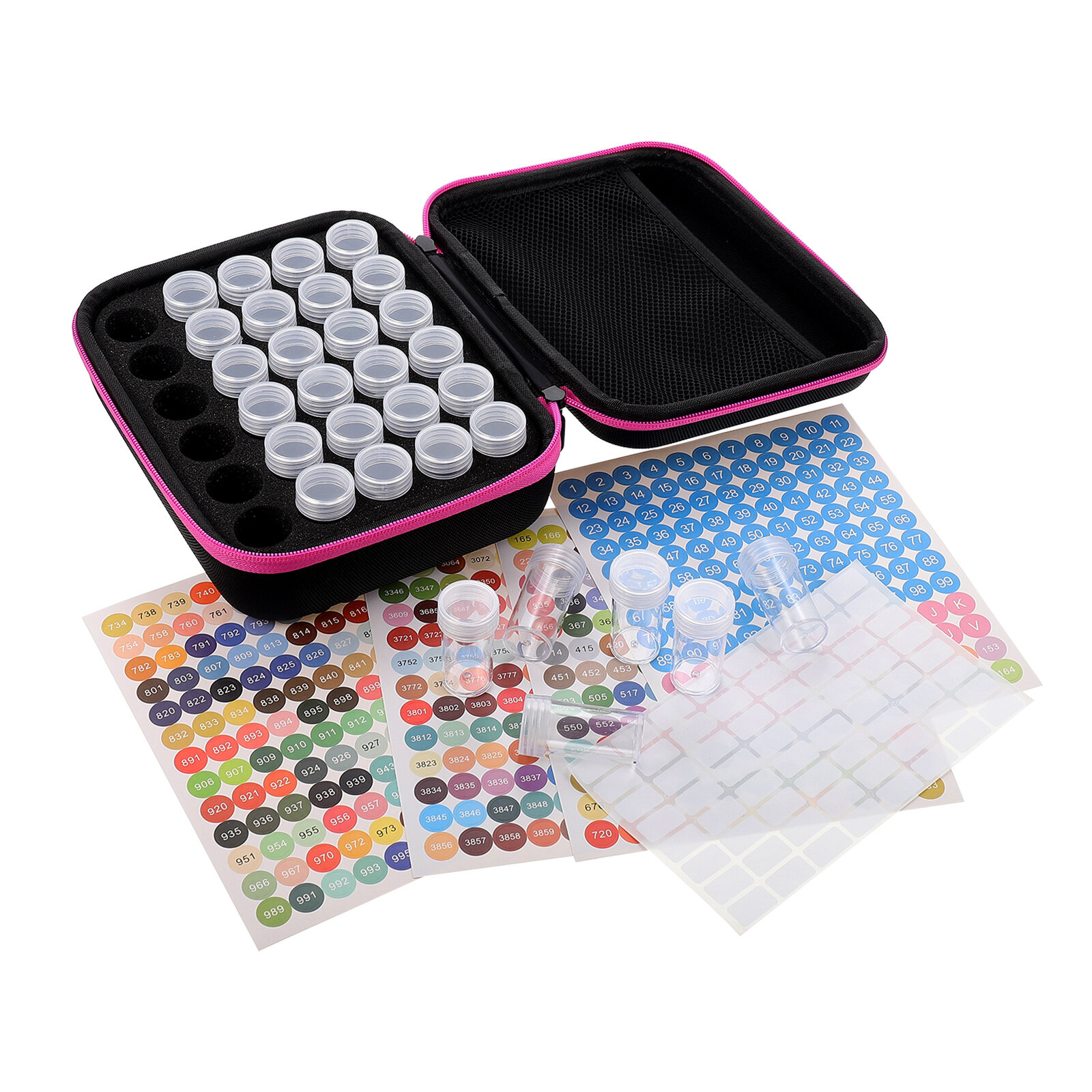 Rhinestones Storage Case Beads Storage Handbag Organizer Diamond Bottle