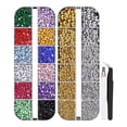 thumbnail image 1 of Rhinestones for Bedazzling Kit,Multicolor Resin Rhinestones for Crafting Crafts,Bedazzler Kit Flatback Gems for Clothing Shoes Tumblers Nail Art, 1 of 5