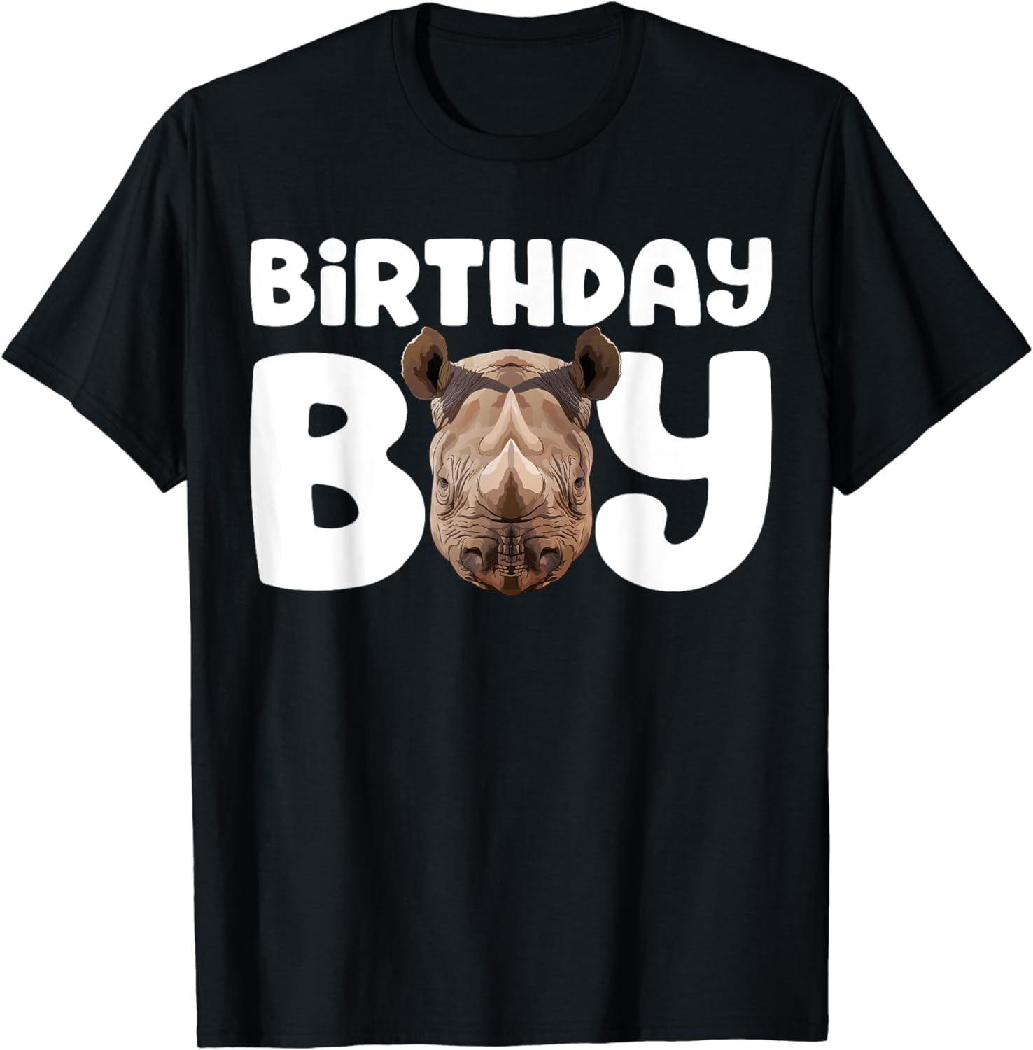 Rhino Birthday Boy Party Animal Kids Rhinoceros Birthday T-Shirt