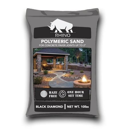 Rhino Blinds Black Outdoor Decorative Stones, 10 lbs Bag