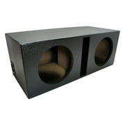 Rhino Blinds Dual 12 Vented Subwoofer Enclosure, MDF & Water-Resistant