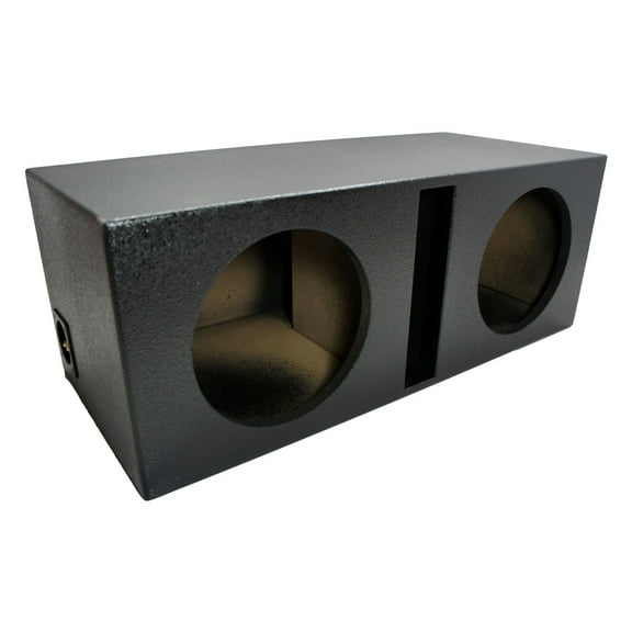 Rhino Blinds Dual 12" Vented Subwoofer Enclosure, MDF & Water-Resistant