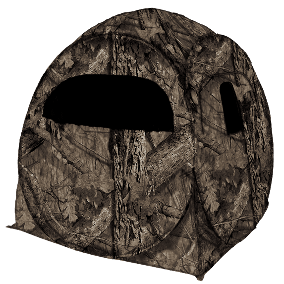 Rhino Blinds R-75 Hunting Blind, Pop Up Spring Steel Frame, Mossy Oak Country