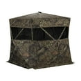 thumbnail image 1 of Rhino Blinds R150 Durable 3 Person Outside Game Hunting Ground Blind, Mossy Oak, 1 of 8
