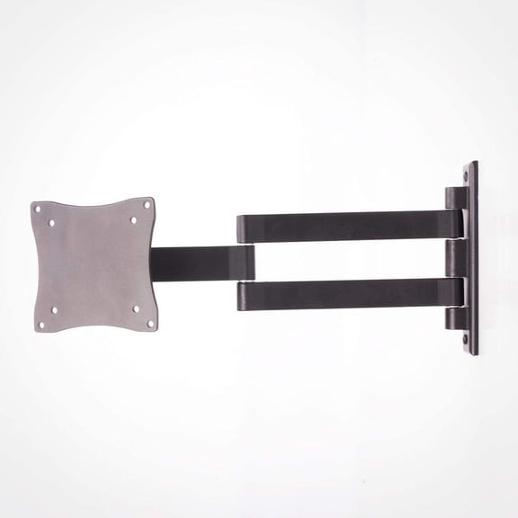 Rhino Brackets Monitor Mount Bracket - 13 to 27 Inch 33lb 3 Way Adjustable, Black