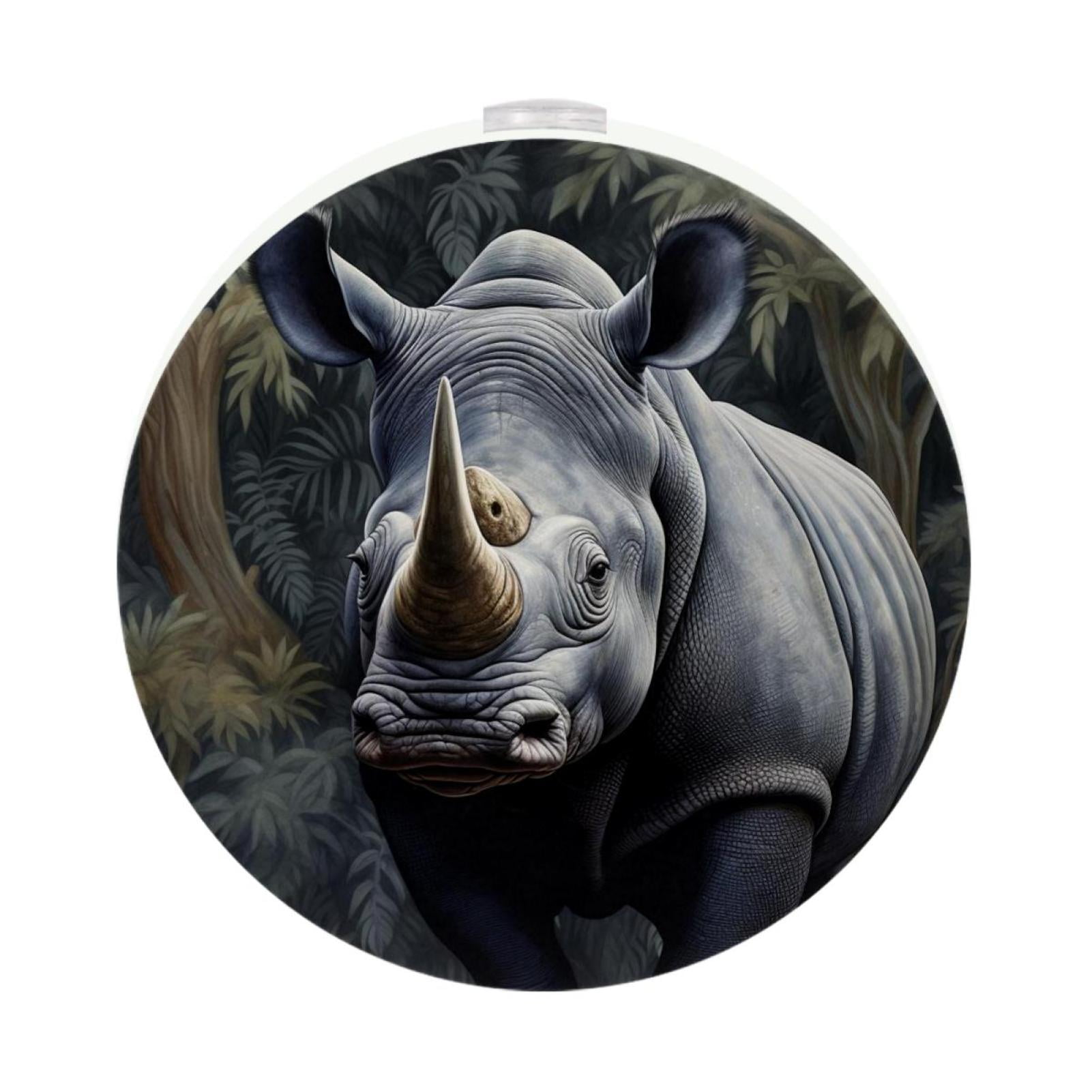 Rhino Bright and Compact LED Round Night Light - Set of 2, Energy