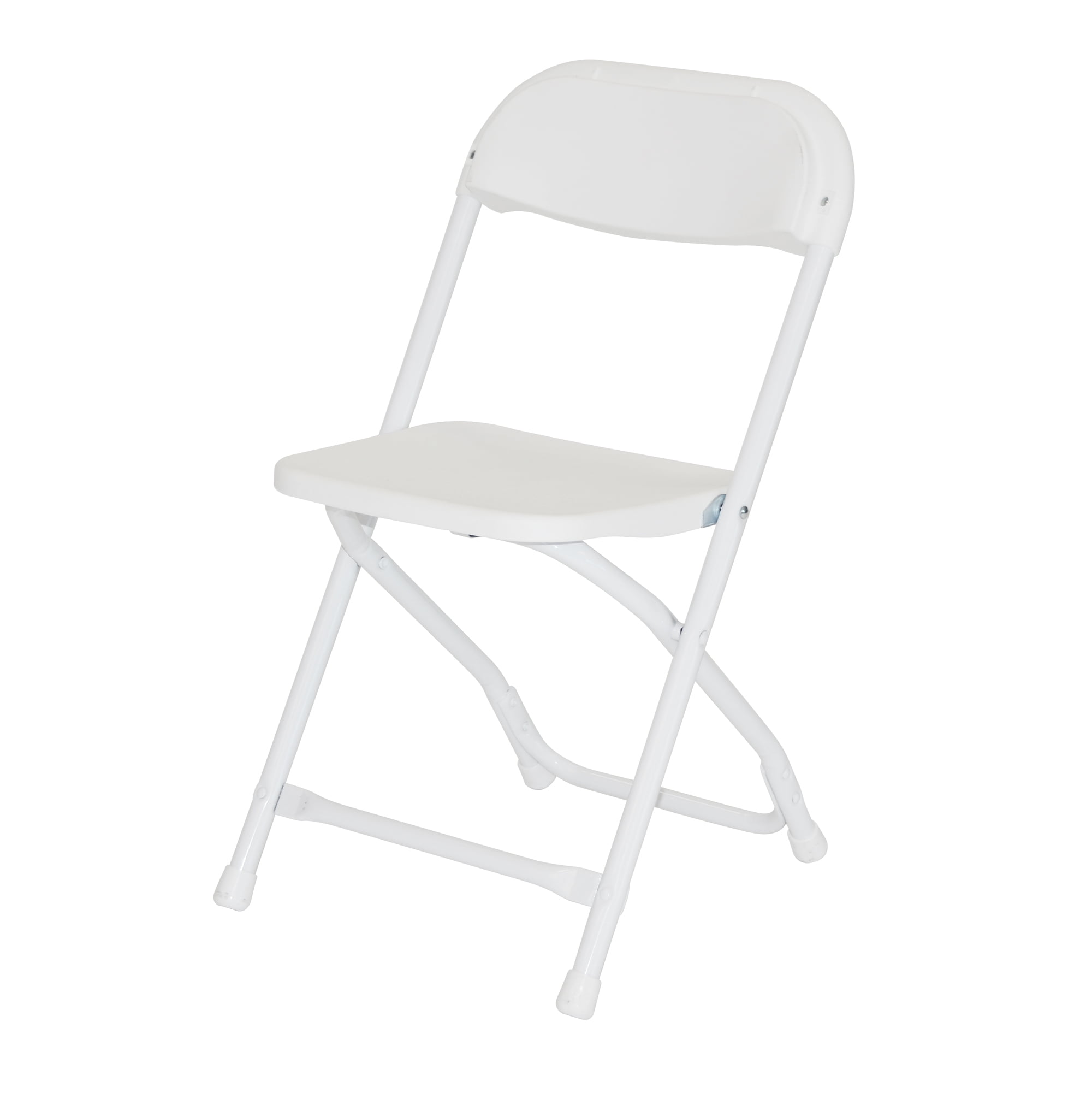 Rhino Children's Plastic Folding Chair - White