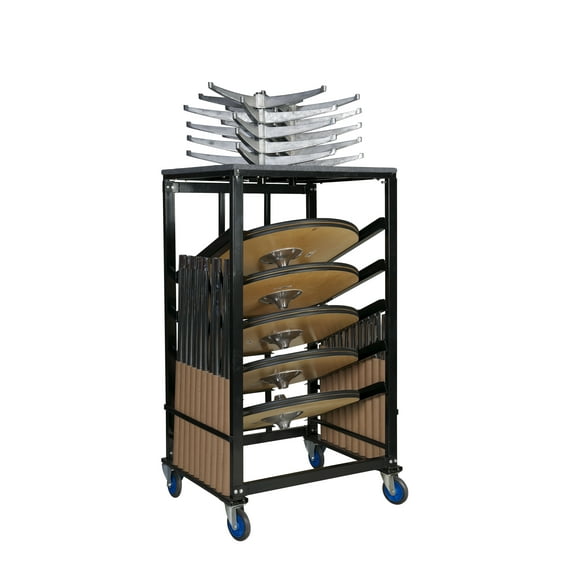 Rhino Cocktail Table Dolly (Holds 10 Tables), Black