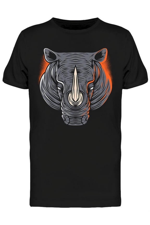 Rhino Design T-Shirt Men -Image by Shutterstock, Male Medium