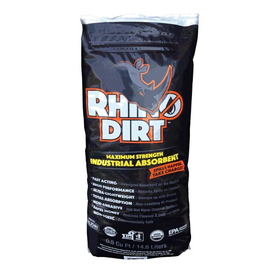 Rhino Dirt Absorbent & Degreaser  0.5 Cu Ft Small Bag