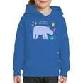 thumbnail image 1 of Rhino Doodle Safari Hoodie Juniors -Image by Shutterstock,  x-Large, 1 of 4
