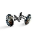 thumbnail image 1 of Rhino Elegant Business Attire: Stainless Steel Men's Cufflinks Set for Versatile Wardrobe Options, 1 of 6