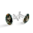 thumbnail image 1 of Rhino Elegant Dress Shirt Cufflink Set - Stainless Steel for Formal Attire - for Business Meetings, 1 of 6