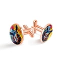 thumbnail image 1 of Rhino Elegant Stainless Steel Shirt Cufflinks for Formal Attire - for Business Meetings and Special Events, 1 of 6