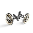thumbnail image 1 of Rhino Formal Attire Stainless Steel Cufflinks Set - Suitable for Suits and Tuxedos - Ideal for Weddings and Black Tie Events, 1 of 6