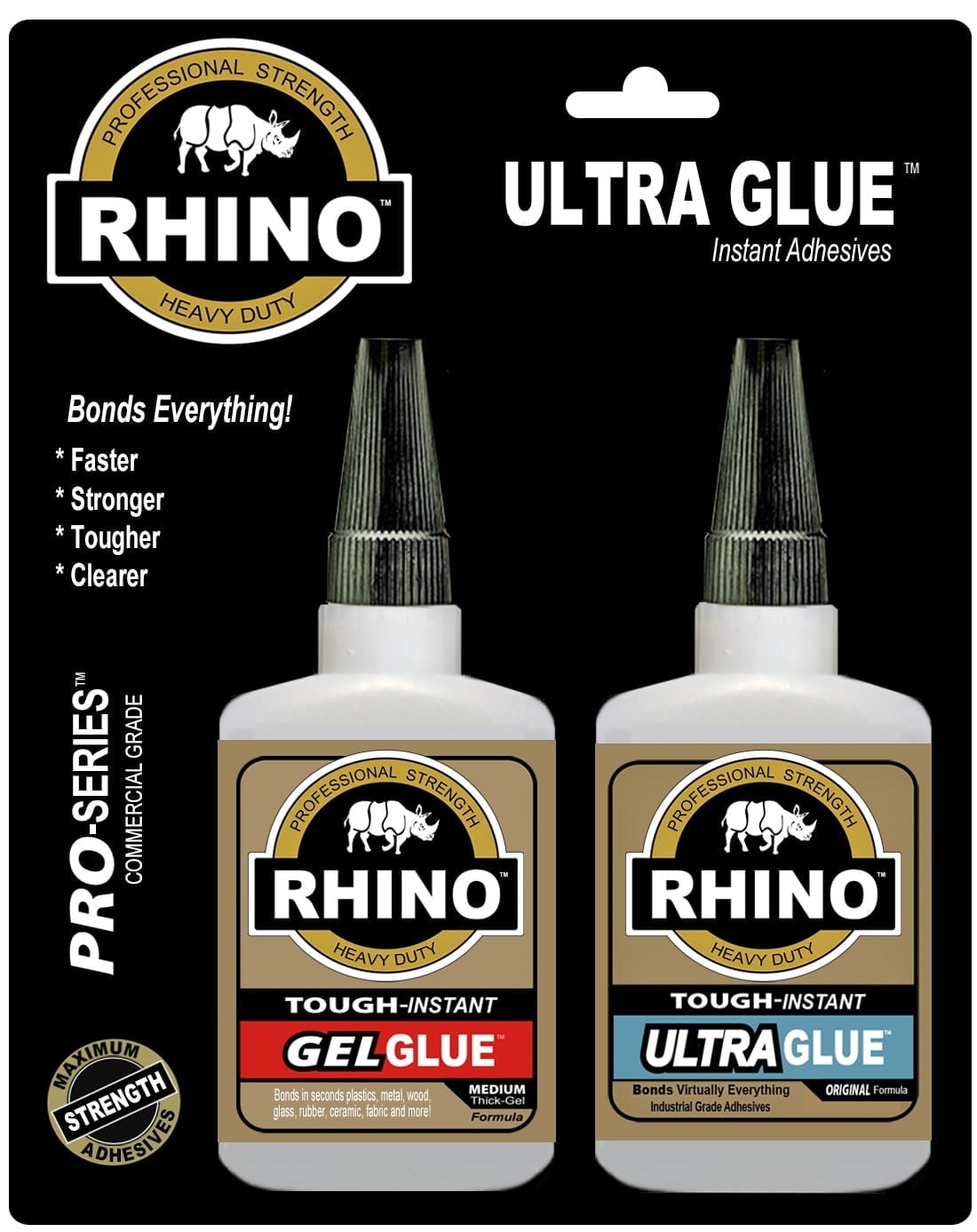 Rhino Glue Ultra Kit, Heavy Duty 80 Gram Clear