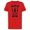 thumbnail image 1 of Rhino Head Hipster Face Grunge  T-Shirt Men -Image by Shutterstock, Male Large, 1 of 2