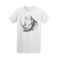 thumbnail image 1 of Rhino Head Ink Style Tee Men's -Image by Shutterstock, 1 of 1