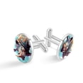 thumbnail image 1 of Rhino Men's Stainless Steel Cufflinks for Suits and Dress Shirts Ideal for Formal and Business Occasions, 1 of 6
