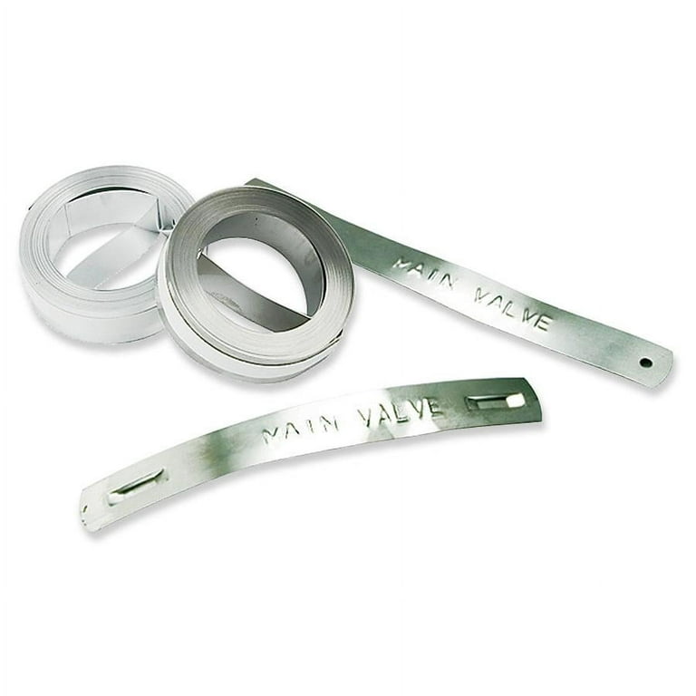 Rhino Metal Label Non-Adhesive Tape, 0.5 Rhino Metal Label Non-Adhesive Tape, 0.5